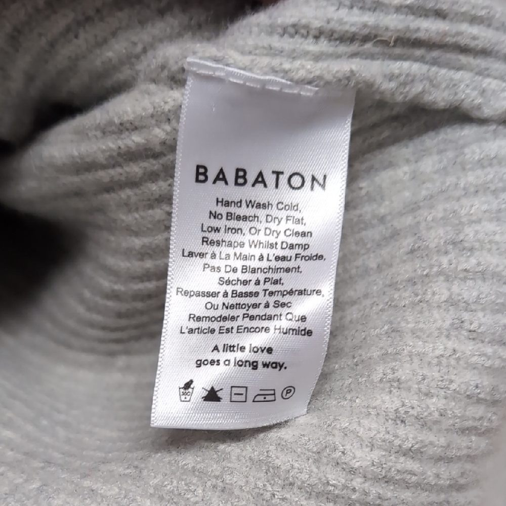 Babaton Light Gray Knit Top - Picture 3 of 5
